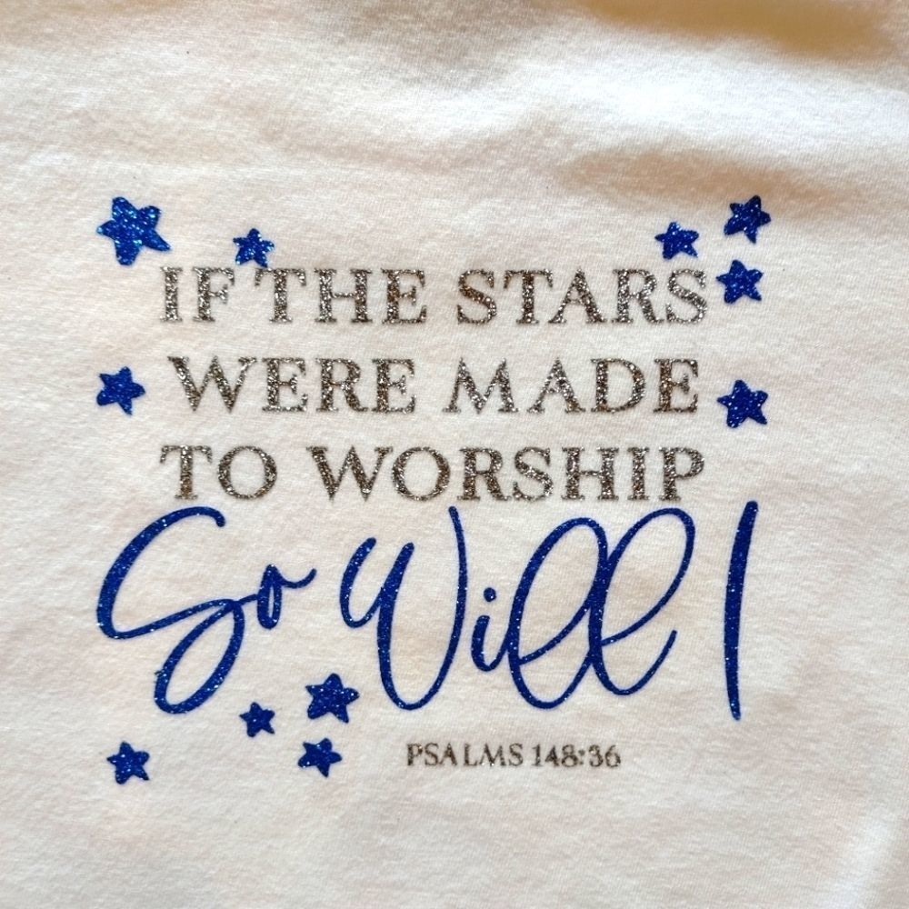 If the stars were made to worship so will I toddler tee!